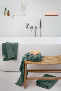 Полотенце Walra мягкий хлопок армейский зеленый - 50x100 см, коричневый