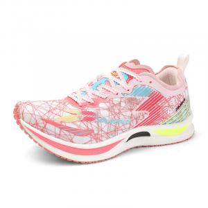 Кроссовки унисекс с низким верхом цвета павлин синий/розовый Panke