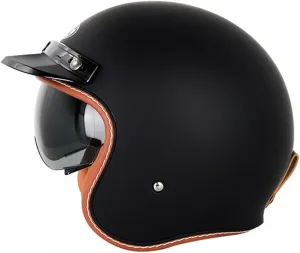 Ретро мотоциклетный шлем, открытый шлем, одобренный DOT/ECE, полушлем, шлем-джет, шлем для скутера для мужчин и женщин, с визором, мотоциклетный полушлем в немецком стиле, шлем для скутера YuanLiang, 7