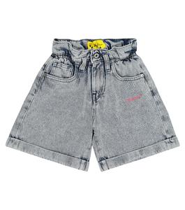 Выбеленные джинсовые шорты Off-White, белый