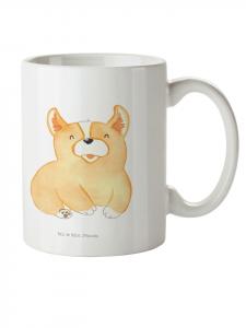 Детская кружка Корги без слов в белом цвете Mr. & Mrs. Panda