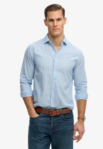 Рубашка с длинным рукавом и вырезом Superdry & Co, Chalk Blue Stripe