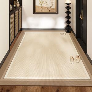 Dajiang Ковер 120х120 см для прихожей, износостойкий и грязеотталкивающий, из флиса Keni, противоскользящий