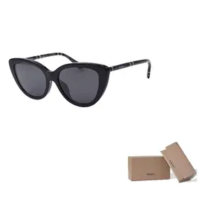 Burberry Кошачий глаз солнцезащитные очки, Black