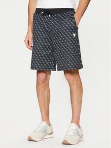 Тканевые шорты стандартного кроя Guess, черный