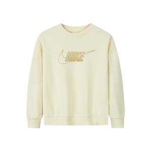 Свитшот молочно-белый для детей 3-7 лет Nike, белый