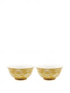 Набор мисок Индийский тигр, 15 см, Lisa Corti, желтый