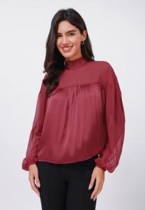 Блуза Anna Field Blouse, Wine/Dark Red