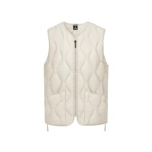 Skechers Пуховик унисекс цвета слоновой кости, Ivory White-001J