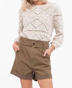 Бруклин Свитер в кремовом цвете Blu Pepper