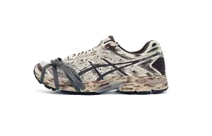 ASICS Кроссовки Gel Flux 4 с низким верхом, устойчивые к истиранию, унисекс, бежевые, белые, коричневые