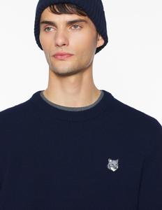 Комфортный джемпер из овечьей шерсти (M)FOX HEAD