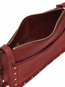 Женская кожаная сумка через плечо Fossil, красная, отделение для смартфона, ZB1963602