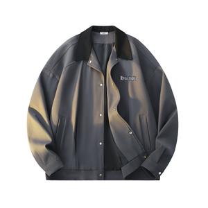 Куртка Unisex Lapel Moderate HUANQIU, серый