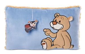 Nici 48787 Подушка для медведя Mielo прямоугольная 43х25см плюшевая ЗЕЛЕНАЯ Classic Bear