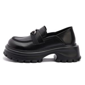 Милэн Лав Сонг лоферы женские 5 см, черные