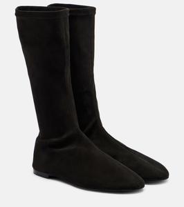 Ботильоны из замши с высоким голенищем Proenza Schouler, черный