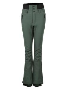 Peak Mountain Лыжные/сноубордные брюки из софтшелла «Adora» цвета хаки