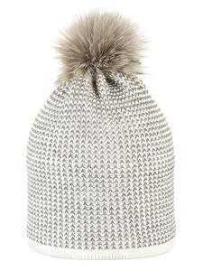 Sterntaler Бежевая шапка с помпоном