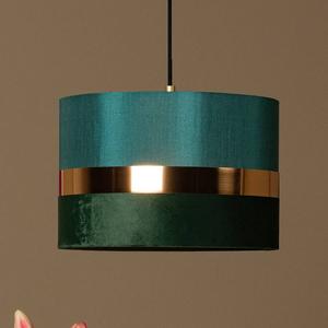 Подвесной светильник Lucide Tusse, лен - зеленый