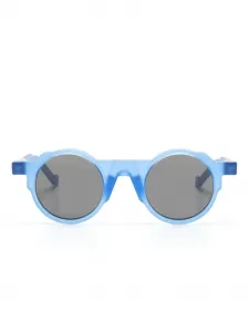 Солнцезащитные очки в круглой оправе VAVA Eyewear, синий