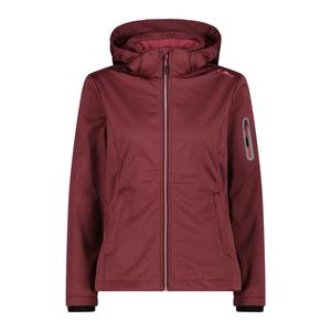 Женская куртка CMP Softshell с капюшоном и застежкой-молнией 39A5006M
