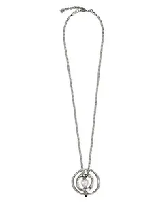 Ожерелье с подвеской Unode из стерлингового серебра 50 пробы с перламутром Unode50, silver