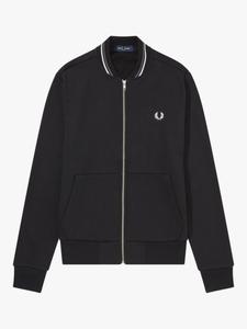 Толстовка на молнии Fred Perry, черная