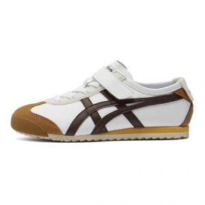 Кроссовки Onitsuka Tiger MEXICO 66 Kids Lifestyle Shoes Kids Low-top Earth Strata S23/Wonder White F21/Earth Strata S23, цвет Earth Strata S23/Wonder White F21/Earth Strata S23