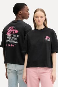 Хлопковая футболка Kaotiko, черный