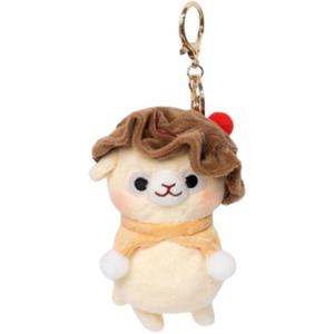 Плюшевый кулон Amuse Lamb Alpaca высотой 10 см Friendship, желтый