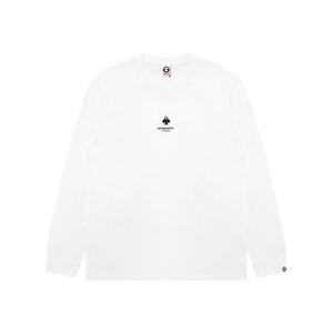 Футболка с детализацией логотипа A Bathing APE Aape, белый