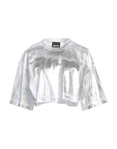 Кроп-топ Disclaimer, серебряный