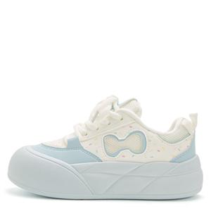 Женские износостойкие низкие кроссовки STAE, White Blue