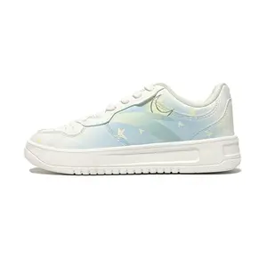 ANTA Женские легкие нескользящие удобные низкие скейтерские кроссовки с эффектом увеличения роста небесно-голубого цвета, цвет Sky Blue