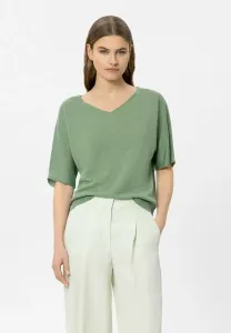 Футболка с v-образным вырезом mit. Luisa Cerano, Moss Green