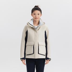 Женская утеплённая ветровка Tribord Sailing 300 бежевая