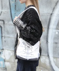 Мини-сумка на плечо CONTROL FREAK/CTFK со шнуровкой, цвет White