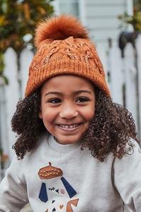 Детская шапка Mayoral, коричневый