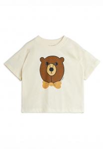 Футболка Mini Rodini BEAR TEE UNISEX, Off-White