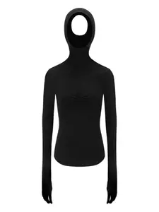 Длинный рукав-топ с капюшоном Gentle Armour Glove OUDE WAAG, черный