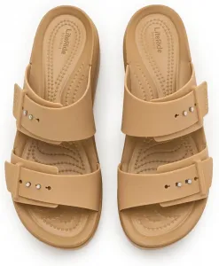 Женские ботильоны Crocs Brooklyn с низким клином и пряжкой