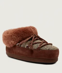 Снежные ботинки MOON BOOT X GUEST IN RESIDENCE EVX Moon Boot, коричневый