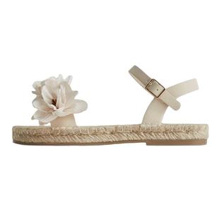 ZARA Сандалии женские с одним ремешком, светло-бежевые, желтые