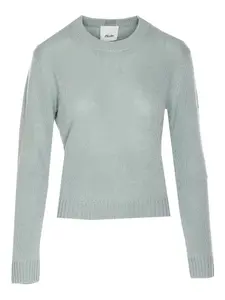 Кашемировый свитер с круглым вырезом ALLUDE, синий