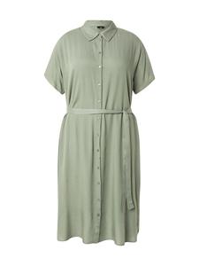 Платье-рубашка Vero Moda Curve VMBumpy, темно-зеленый