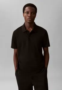 Поло из коллекции tech interlock Calvin Klein, Black