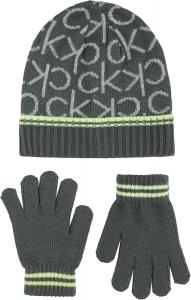 Комплект из шапки и перчаток Calvin Klein для мальчика, Blue Lake