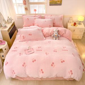 Disney Комплект постельного белья из 4 предметов, простыня на резинке, для кровати 1.8м (200x230 см)