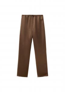 MANGO Пижамные штаны 'Oli' в коричневом цвете